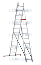 Altrex All-round aluminium schuif-en reformladder - op bestelling