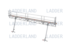 Altrex modulaire triangelbrug met staanders en lier - vloerhoogte 4 tot 6 meter