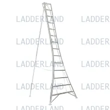 Vultur driepuntladder GMF aluminium - achterste poot verstelbaar