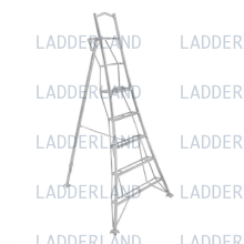 Vultur driepuntladder GWF met platform - achterste poot verstelbaar