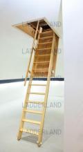 Eendelige houten zoldertrap 