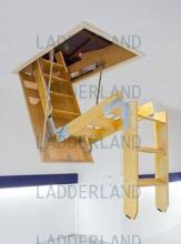 3 delige houten zoldertrap type Junior.