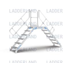Zarges Overstaptrap, Brugconstructie, stationair - onder een hoek van 45°