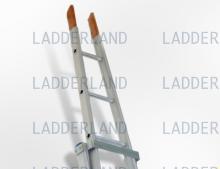 Ruitenwasladders alu met houten toppen
